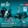 RESKIT RSF48-0162 PBY-5/5A/ OA-10A Catalina Engine maintenance platform (2 pcs) with service crew (5 pcs) for Revell/Monogram/Hasegawa kit (3D Printed) (1/48)
